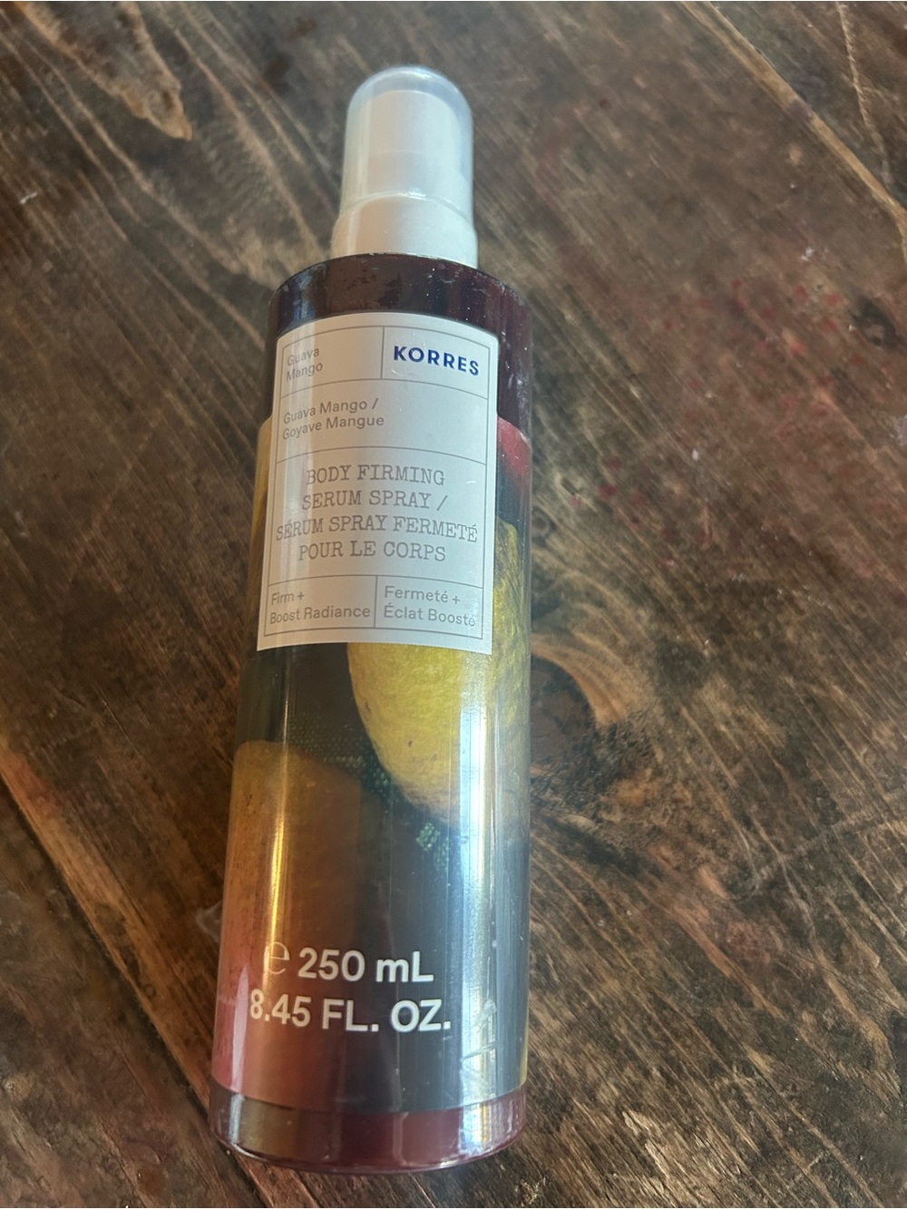 Korres Guava Mango Body Firming Serum Spray, 8.45 fl oz. New factory sealed.